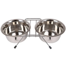 Nobleza Stojan s dvoma miskami priemer 17,9 cm 2 x 2,65  l